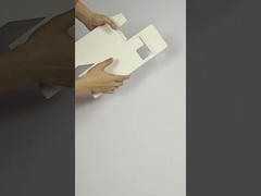 Caixa de embalagem de brinquedos de papelão dobrável, Caixas de envio de bonecas para crianças com janela de PVC