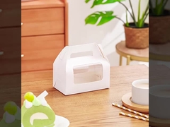 Caixa de embalagem de alimentos ecológicos personalizada Folders Eco Friendly Papelão doces Bolo de chocolate caixa