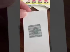 Adesivo permanente, resistente a rasgos, adesivo de selos para carteiras de bebidas