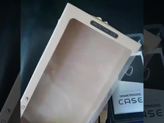 Caixas rígidas brancas personalizáveis para embalagens eletrônicas