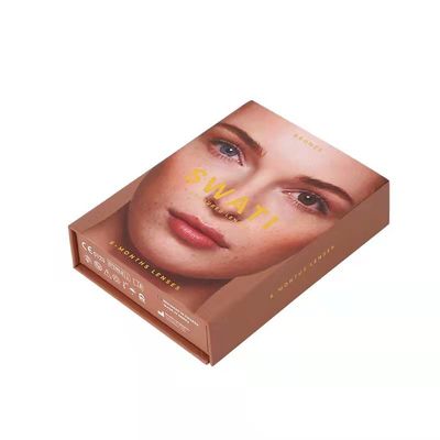 qualidade  Magnet Rigid Gift Box , Reusable Paper Box Cosmetics Contact Lens Packaging fábrica