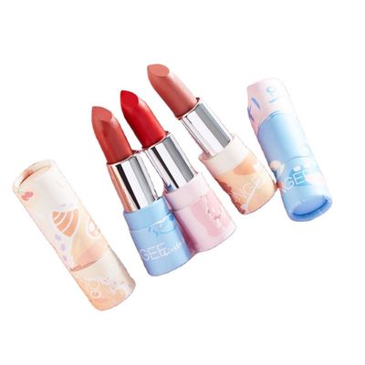 qualidade  Twist Up Cosmetic Paperboard Lip Balm Tubes Reusable Biodegradable fábrica